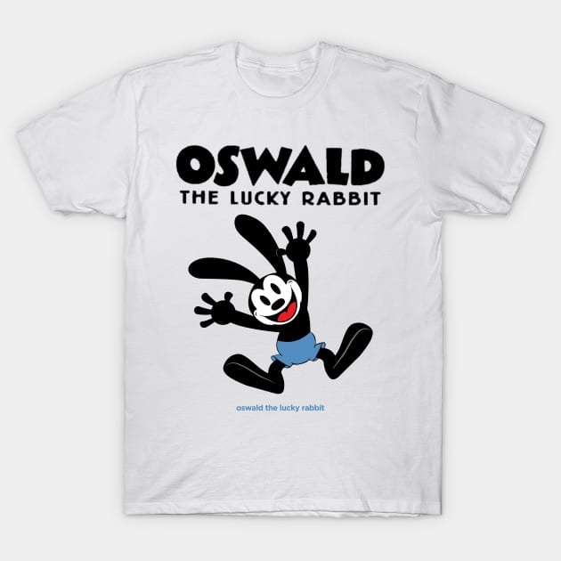 Oswald The Lucky Rabbit Keep Walking 1927 T-Shirt by Lani A Art